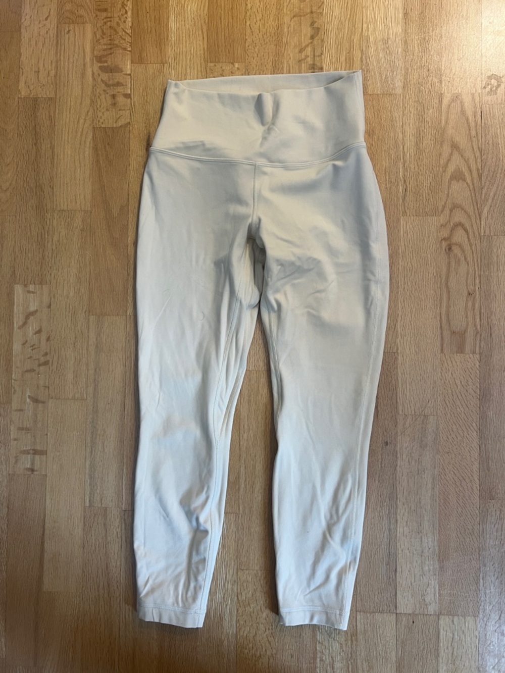 lululemon athletica Light Cream High-Waist Leggings